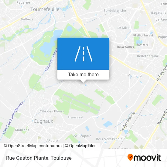 Rue Gaston Plante map