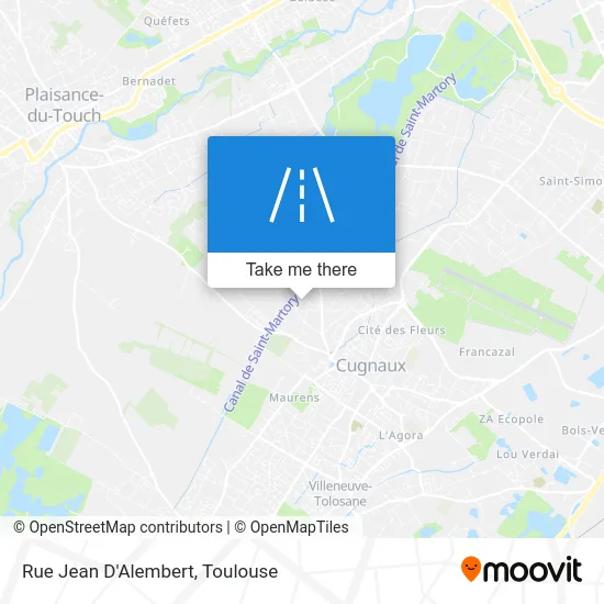 Rue Jean D'Alembert map