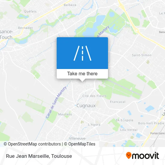 Rue Jean Marseille map