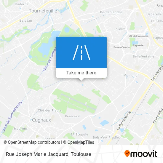 Rue Joseph Marie Jacquard map