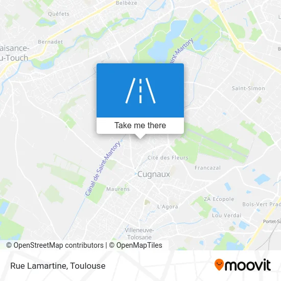 Rue Lamartine map