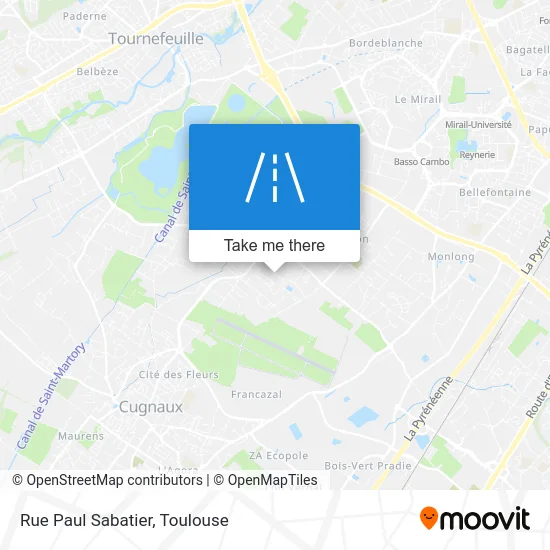 Rue Paul Sabatier map