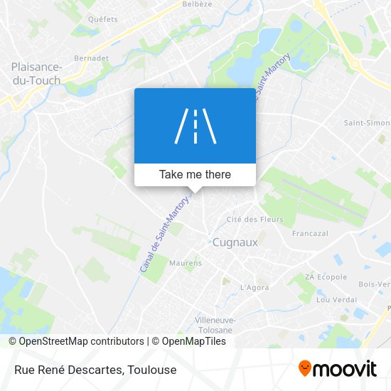 Rue René Descartes map