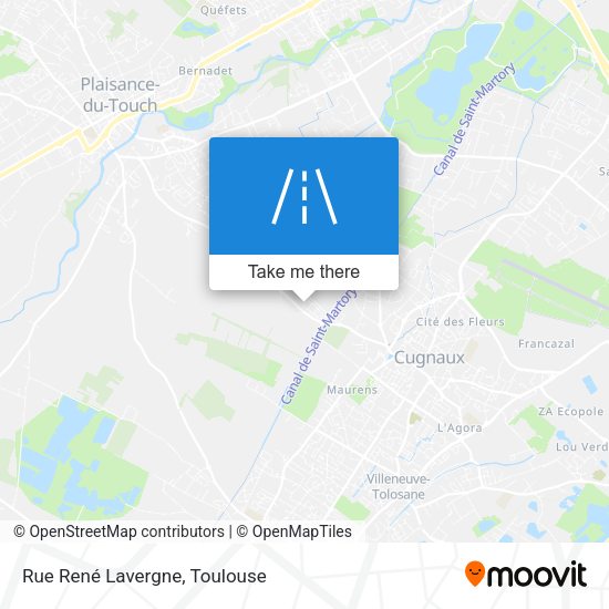 Rue René Lavergne map