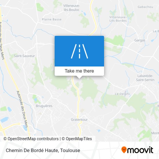 Chemin De Bordé Haute map