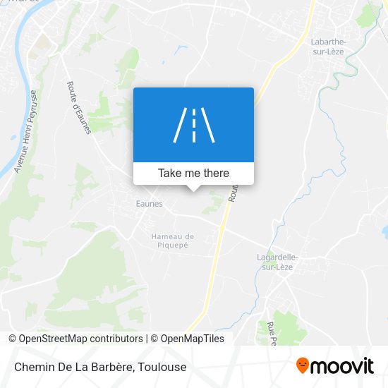 Chemin De La Barbère map