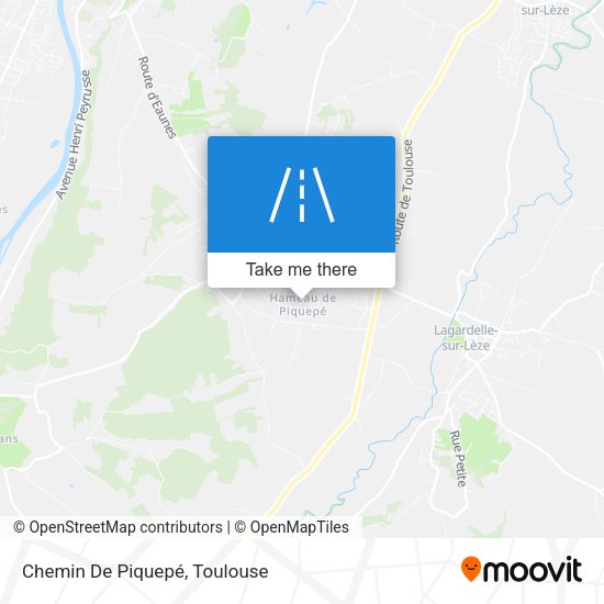 Chemin De Piquepé map