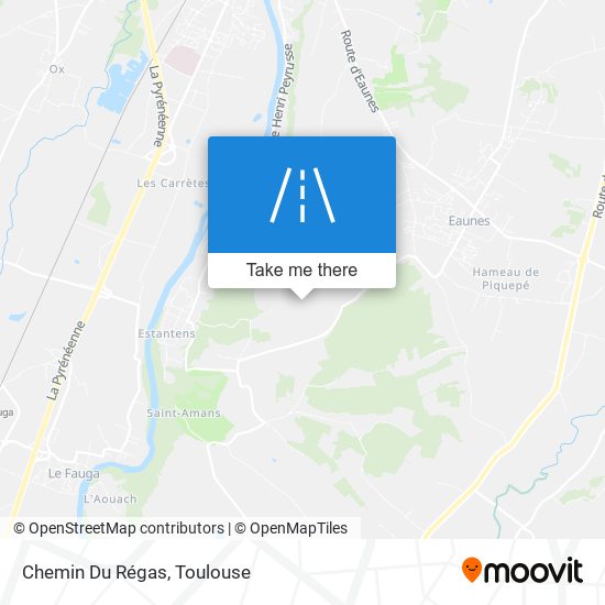 Chemin Du Régas map