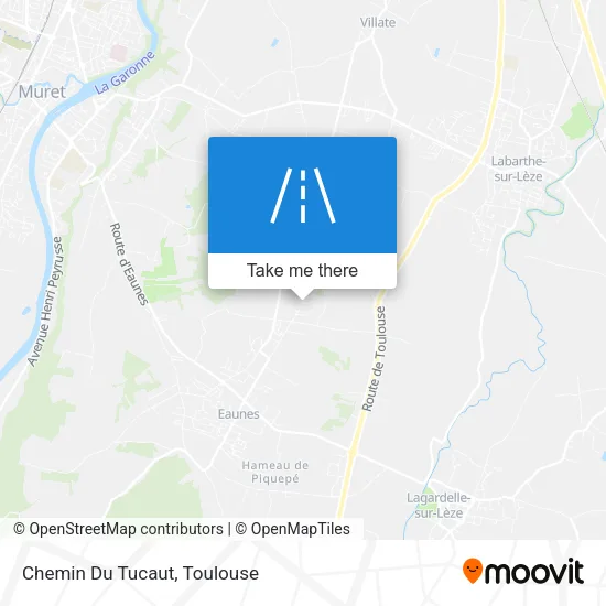 Chemin Du Tucaut map