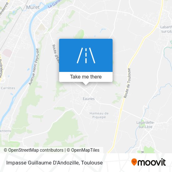 Impasse Guillaume D'Andozille map