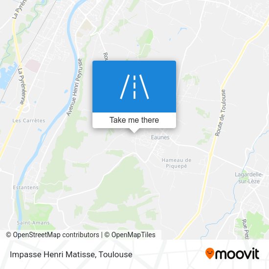 Impasse Henri Matisse map