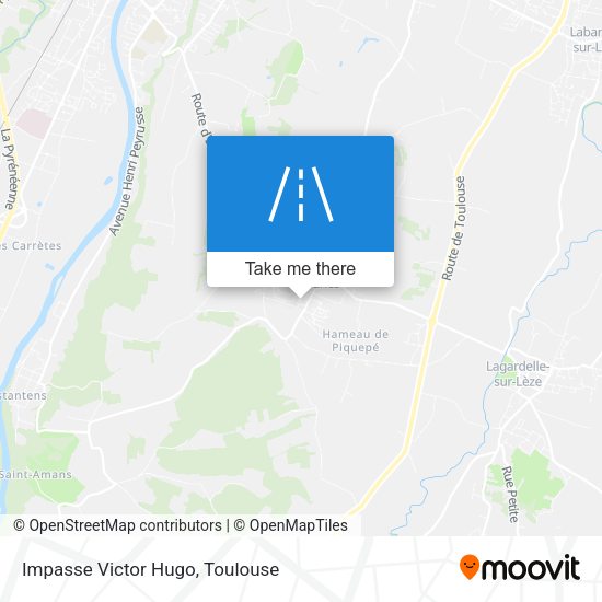 Impasse Victor Hugo map