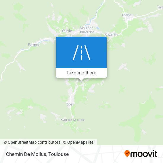 Chemin De Mollus map