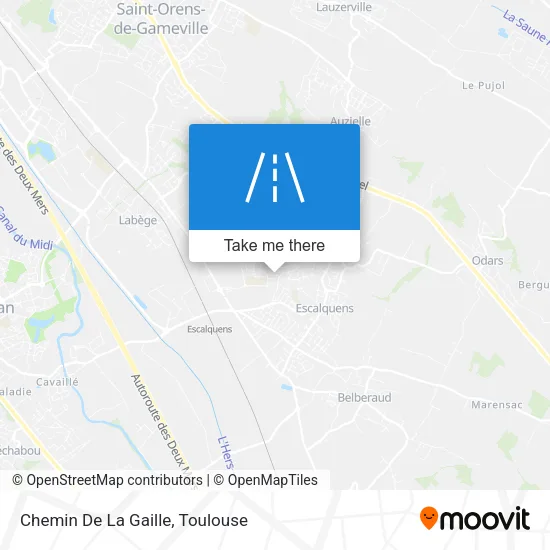 Chemin De La Gaille map