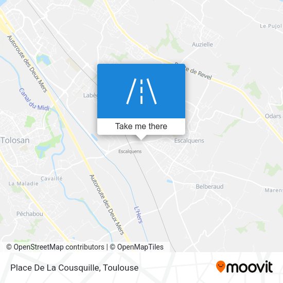 Place De La Cousquille map