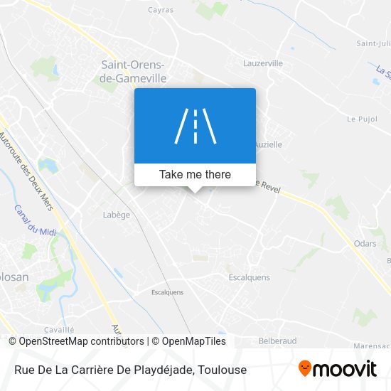 Rue De La Carrière De Playdéjade map
