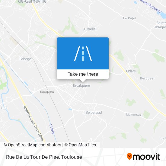 Rue De La Tour De Pise map
