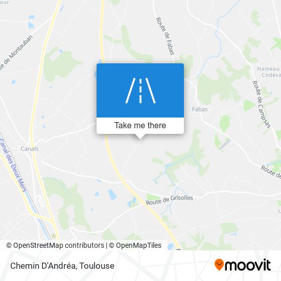 Chemin D'Andréa map