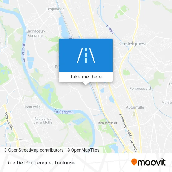 Rue De Pourrenque map