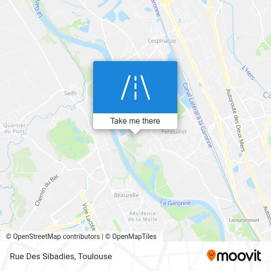 Rue Des Sibadies map