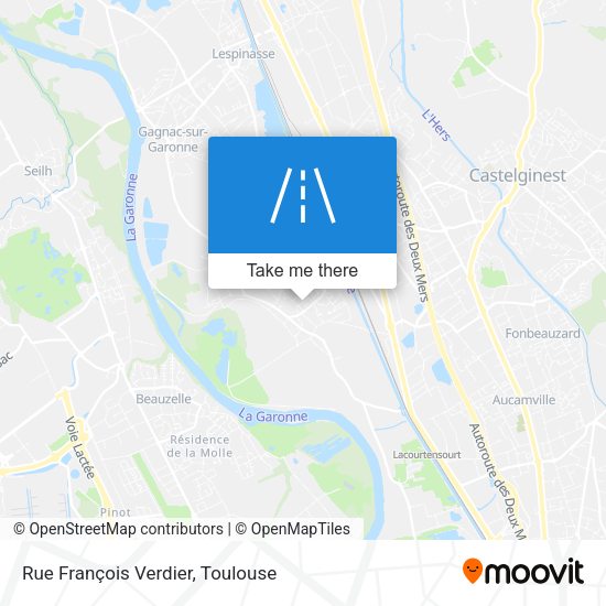 Rue François Verdier map