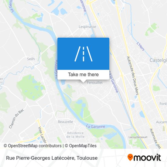 Rue Pierre-Georges Latécoère map