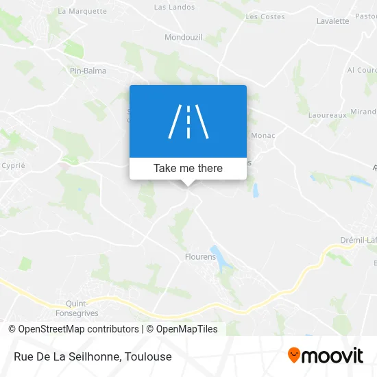Rue De La Seilhonne map
