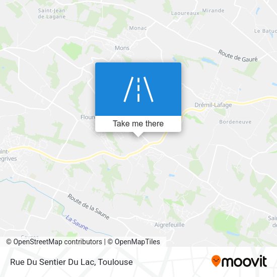 Rue Du Sentier Du Lac map