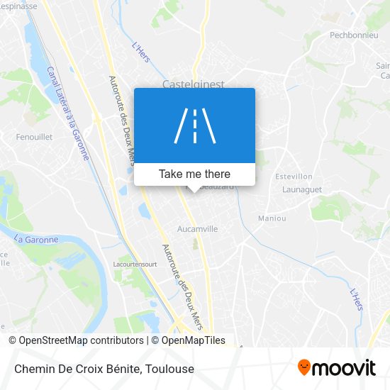 Chemin De Croix Bénite map