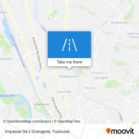 Impasse De L'Orangerie map