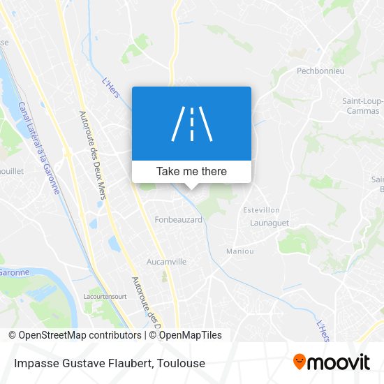 Impasse Gustave Flaubert map