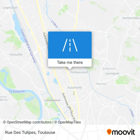 Rue Des Tulipes map