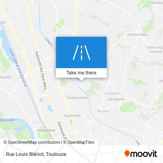 Rue Louis Blériot map