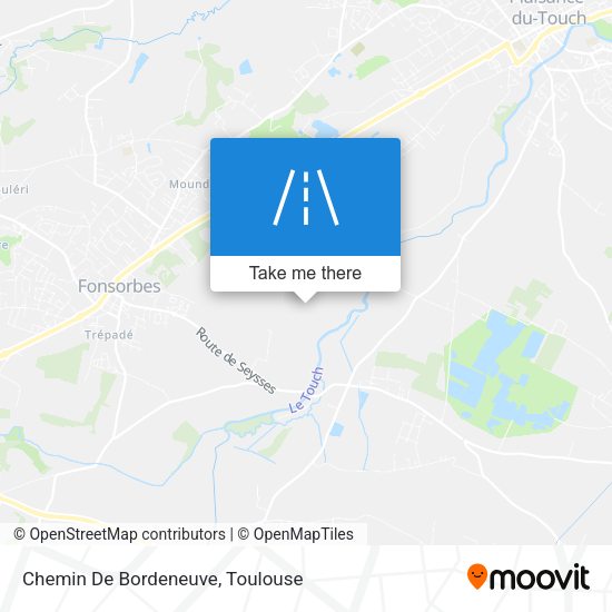 Chemin De Bordeneuve map