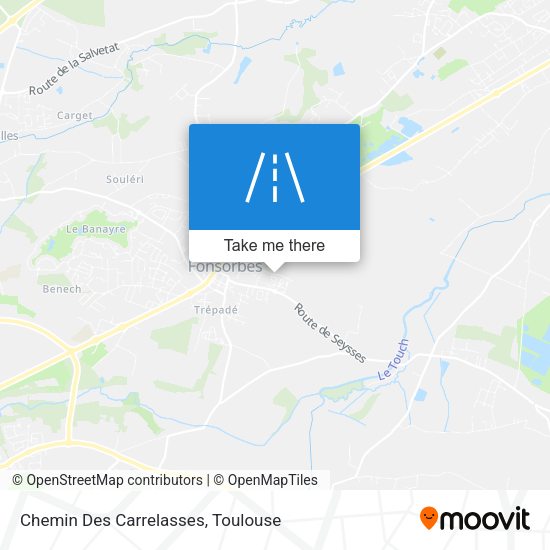 Chemin Des Carrelasses map