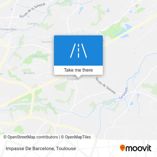 Impasse De Barcelone map