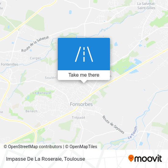 Impasse De La Roseraie map