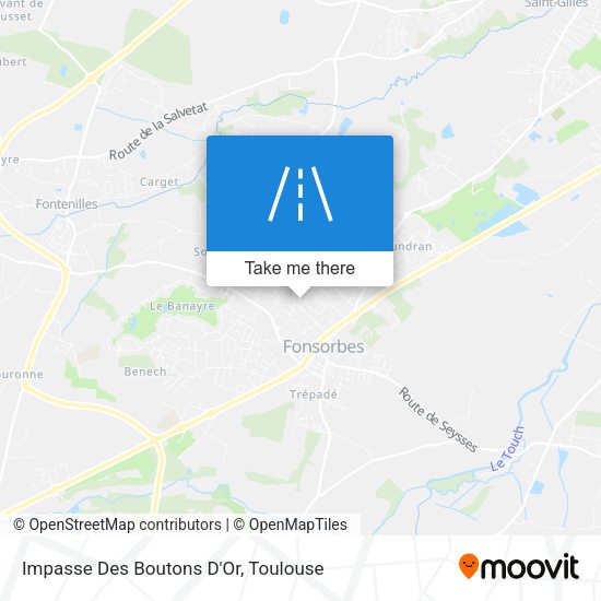 Impasse Des Boutons D'Or map