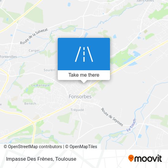Impasse Des Frênes map