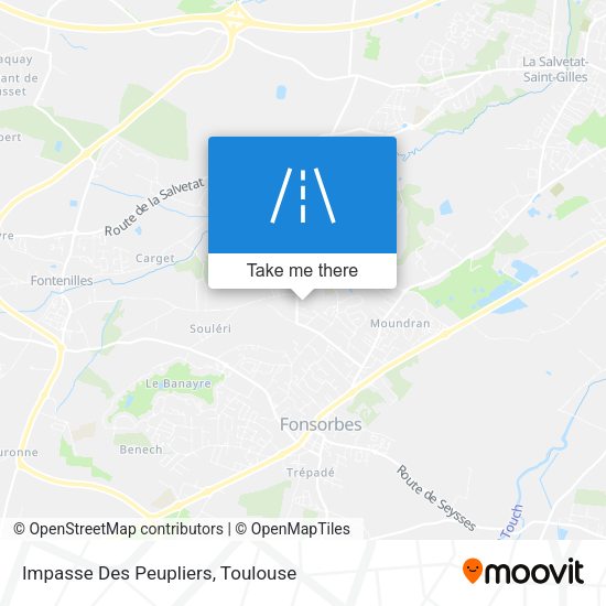 Impasse Des Peupliers map