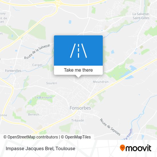 Impasse Jacques Brel map