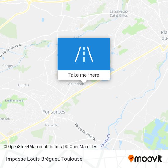 Impasse Louis Bréguet map