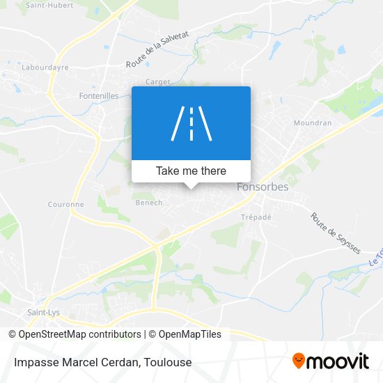 Impasse Marcel Cerdan map