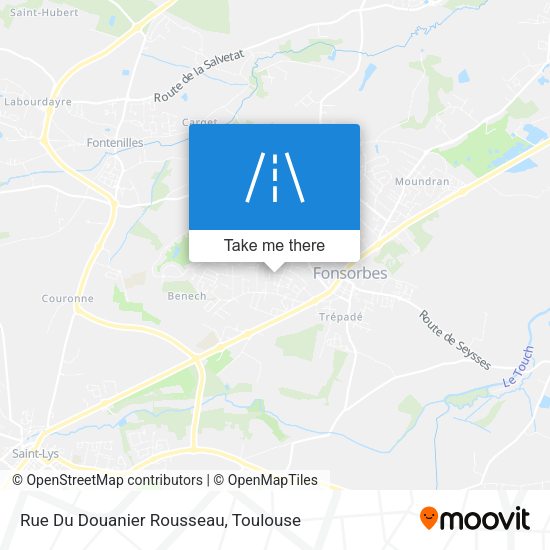 Rue Du Douanier Rousseau map