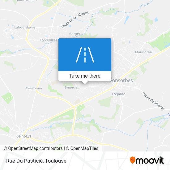 Rue Du Pasticié map