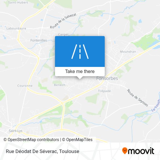 Rue Déodat De Séverac map