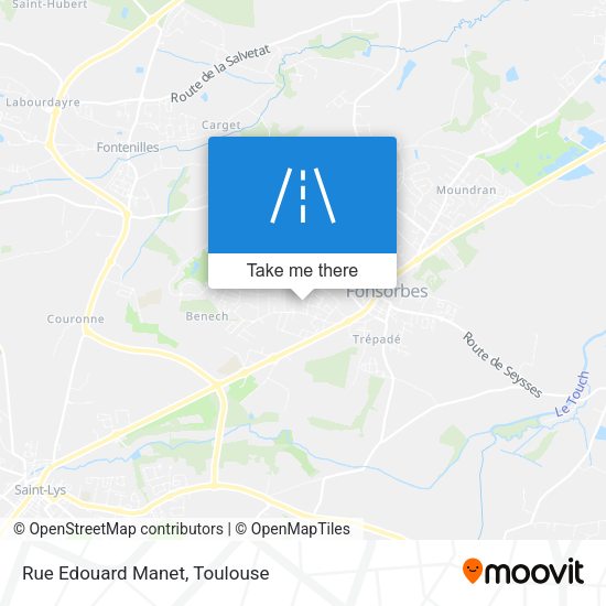 Rue Edouard Manet map