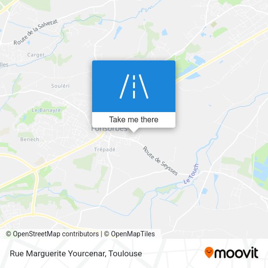 Rue Marguerite Yourcenar map