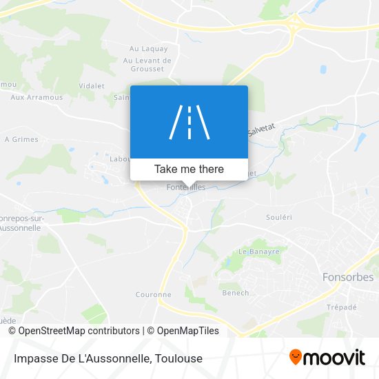 Impasse De L'Aussonnelle map