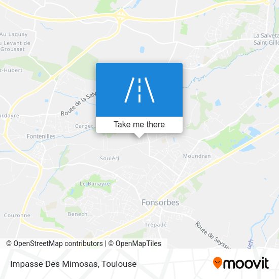 Impasse Des Mimosas map